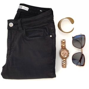 Zara Black Straight Leg Jeans